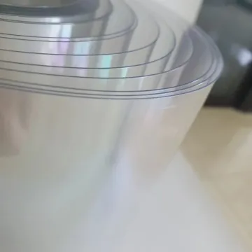 Transparent RPET food grade thermoforming roll anti block