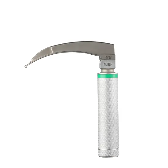 Best Price Rigid Fiber Optic Laryngoscope Set for Intubation in Anesthesiology (Adults and Children)