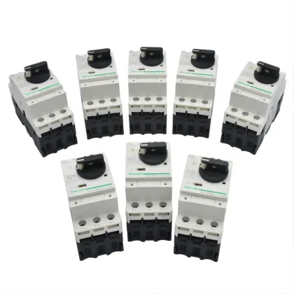 GV2 Motor Protection Switch and Circuit Breaker with Contact - White/Black