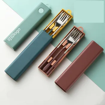 Portable Stainless Steel 304 Flatware Set with PP Gift Box