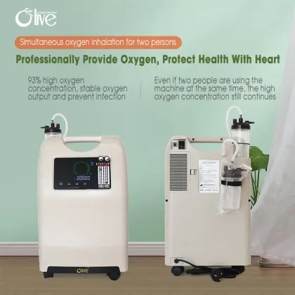 Olive Oxygen-concentrator 5l Dual Flow Concentrator Ce High 10l Capacity Oxygen O2 Concentrator With Nibulizer