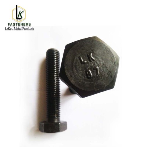 ASTM A193 B7 Цяжкія шрубы з шасціграннай галоўкай для высокага ціску