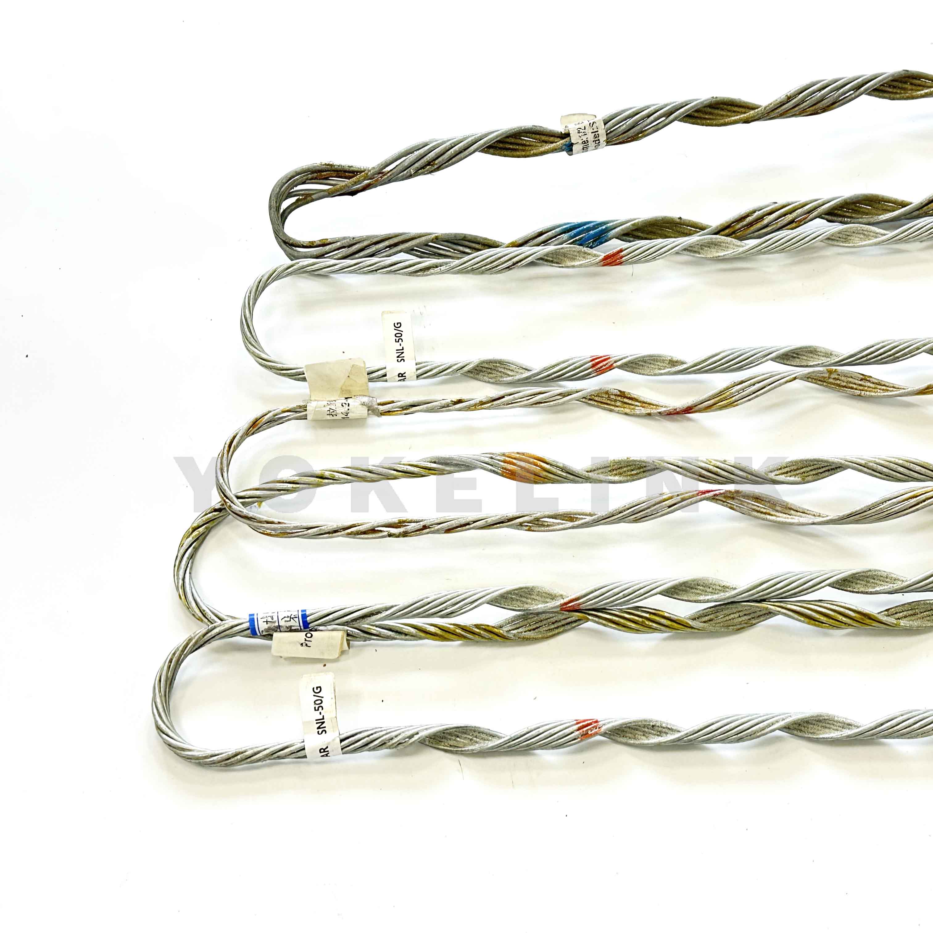 পাওয়ার ফিটিং এর জন্য অ্যালুমিনিয়াম ডেড এন্ড প্রিফর্মড গাই গ্রিপ