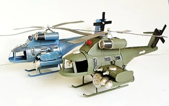 Antique Fighter Plane Metal Model