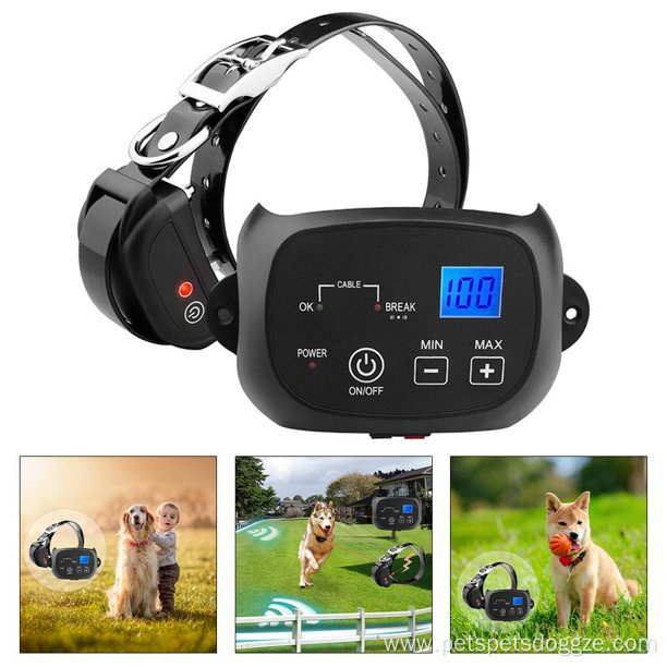 Wireless Dog Fence Pet Containment Adjustable Rechargeable