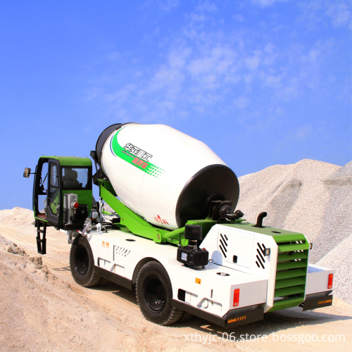 Mobile Cement Concrete Mixer with Automatic Self Feeding and 270 Degree Rotation (3 to 6.5 Cubic Meters)