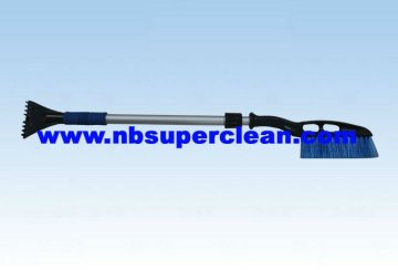 90-120cm heavy duty extendable car snow brush with ice scraper