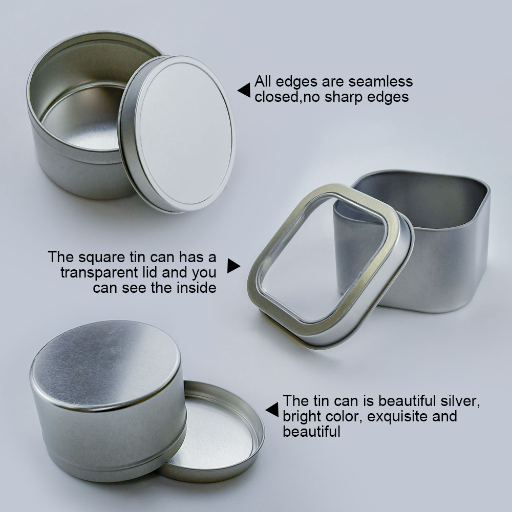 metal candle tins