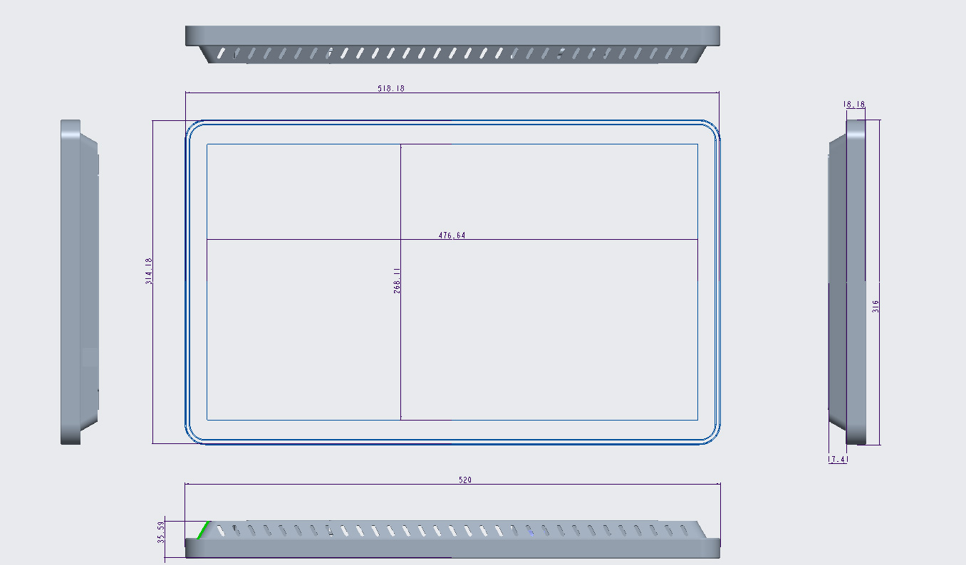 21.5" Super bright Monitor
