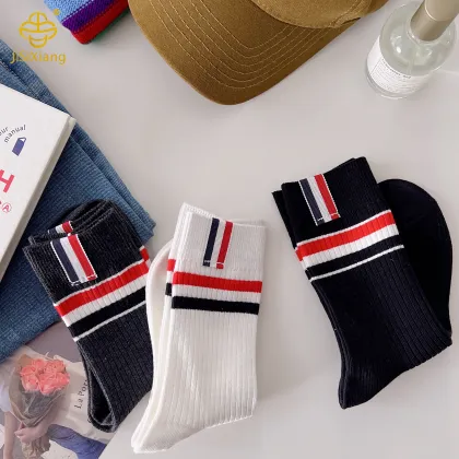Korean version TB socks children ins high tube socks college wind pile socks