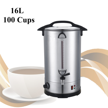 หม้อไอน้ำ 100 ถ้วยพร้อมการปิดอัตโนมัติและการป้องกันการต้มแห้งสำหรับอุปกรณ์กาแฟ