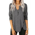 Womens Casual Long Sleeve Tunic Shirts