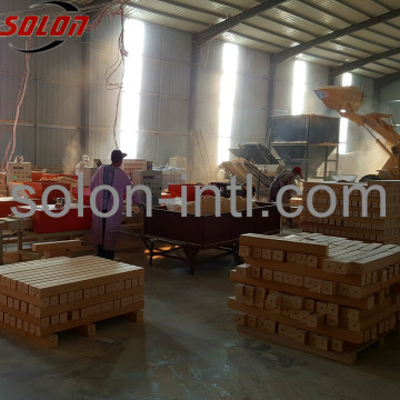 Pallet hot press machine for wood block
