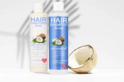 Coconut Shampoo Conditioner Set For Color Treated Hair
