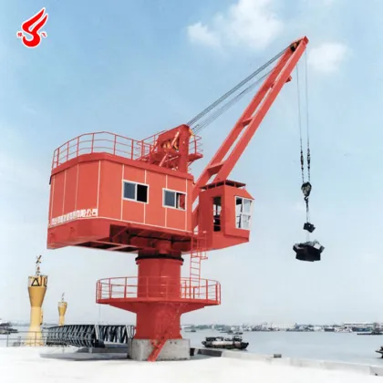 Yufei Portal Cranes: 40 Ton and 50 Ton Small Mobile Harbour Cranes with Luffing Capability