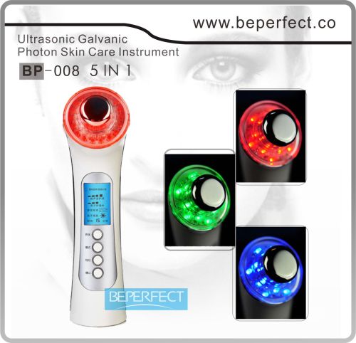 7 color photon & ultrasonic beauty instrument