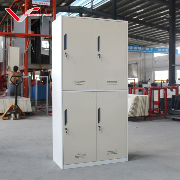 Factory Outlet Gym Office Mall Steel 4-Door Metal Lockers for Dormitory and Library