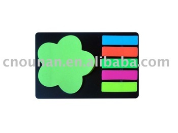 colored adhesive notepad