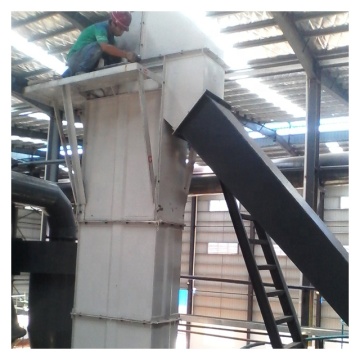 Custom Electric Bucket Hoist Uplift Elevator & Conveyor System for Compost, Limestone, Sand: 1 Ton Capacity