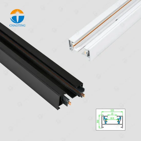 Aluminum Two-Wire LED Track Rail Spotlight Accessories for 1M/1.5M/2M Track Lighting Systems