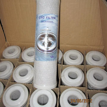 10 inch CTO Carbon Block Filter Cartridge for Home Drinking Water Treatment