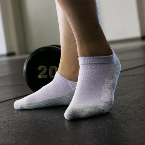 Chaussettes de bateau de sport de sport de coton dames