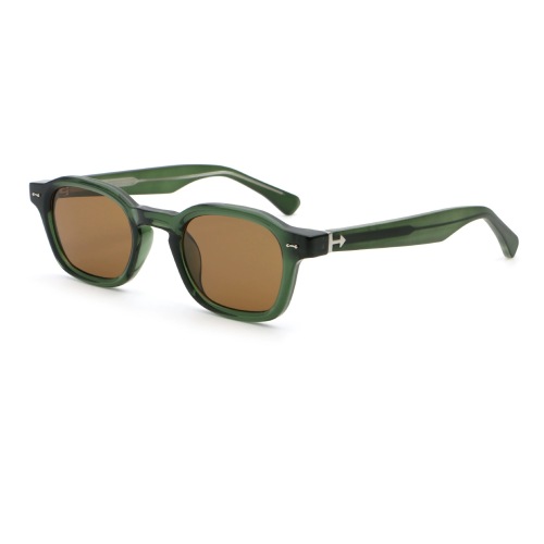 Wholesale Rectangular PC CP Sunglasses with PC Lenses ME2173