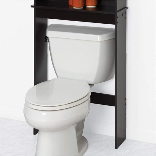 Wooden Toilet Cabinet Shelf Rack With Doors