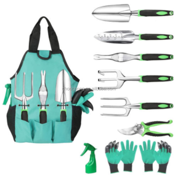 10 pcs set alat kebun aluminium tugas berat