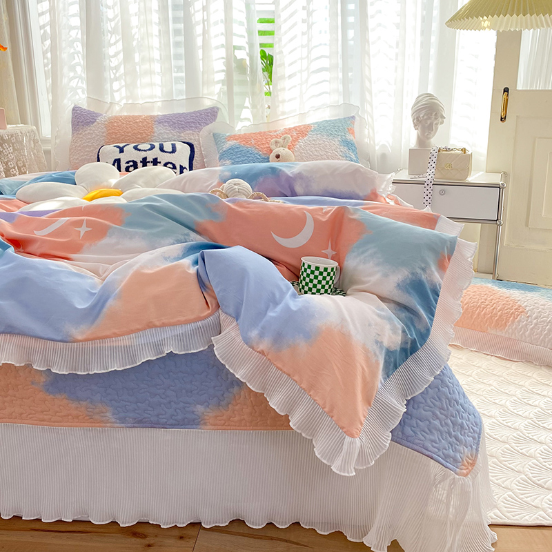 맞춤형 인쇄 Duvetcover Bedcover 세트 집과 호텔