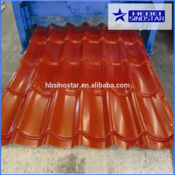 Roofing sheet color coated/zinc coated steel sheets