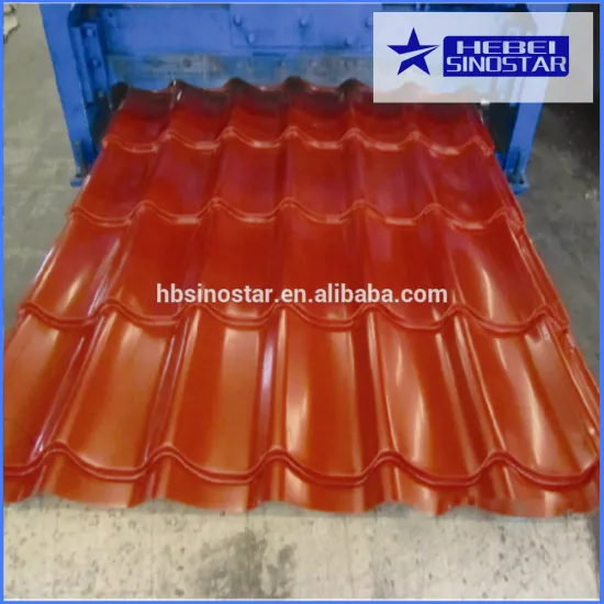 Roofing sheet color coated/zinc coated steel sheets