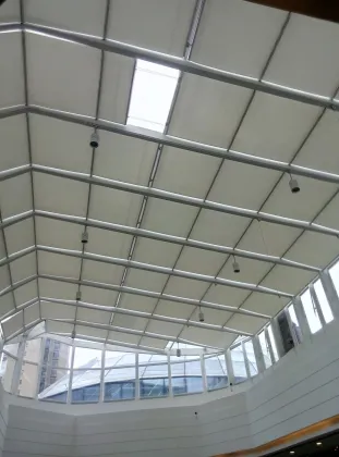 Non valance roller blinds