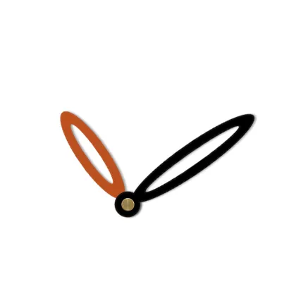 Laser-Cut Clockwise Wall Clock Hands Pointers