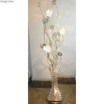 Luxury popular floor lights aluminum floor lamps