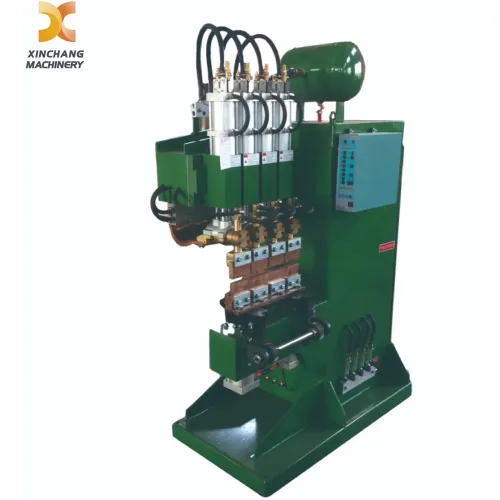 Manual Wire Pipe Multi Heads Spot Welding Machine for Condenser and Evaporator
