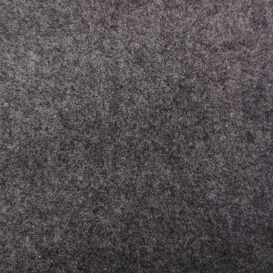 Wool polyester blend jersey fabric