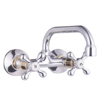 Dual Handles Sink Faucet