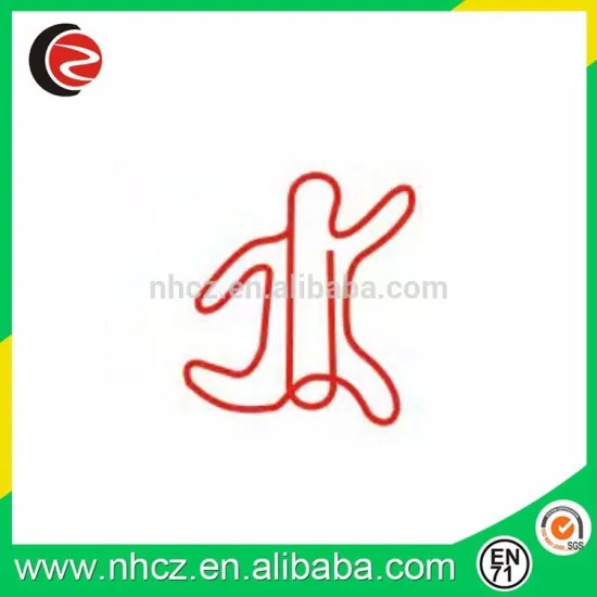 Human Shaped Metal Paper Clips