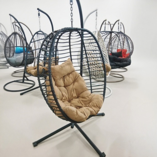 Oval folding box hanging basket rocking chair