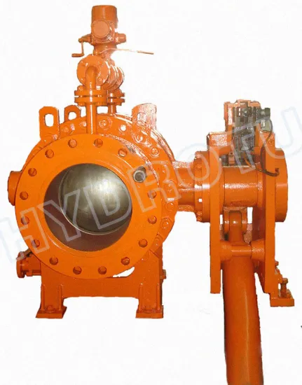 High Pressure Hydraulic Counter Weight Control Spherical Valve / Flanged Globe Valve / Ball Valve