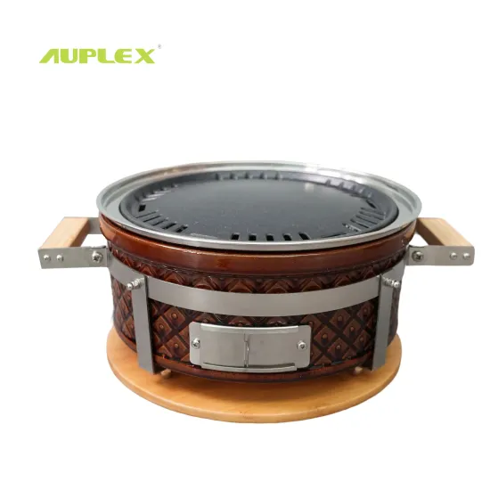 Auplex OEM Cooking Chicken Barbecue Grill Charcoal  Outdoor BBQ Ceramic Japanese Grill
