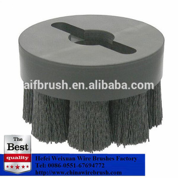 Most aggressive deburring action Silicon Carbide Shell Mill Holder Disc Brush