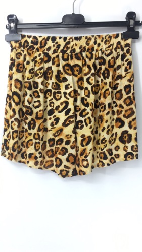 Leopard Print Shorts för kvinnor