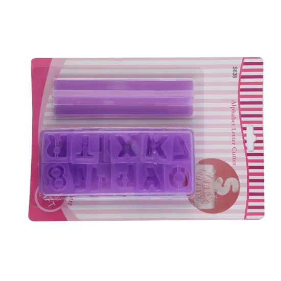 OEM DIY Bakeware 3D Handpress Plastic Cookie Cutters with Package