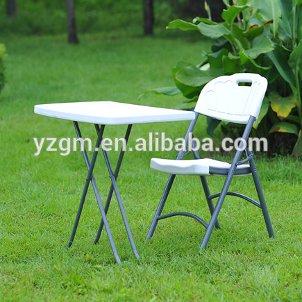 Wholesale outdoor cheap plastic folding tables and chairs for sale, YZ-SJ77