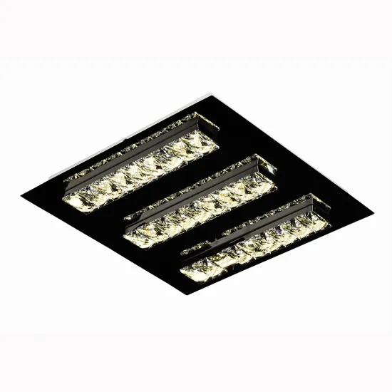 square led chandelier chrome ceiling light