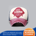 Topi Baseball Cetak Blok Warna Vintage