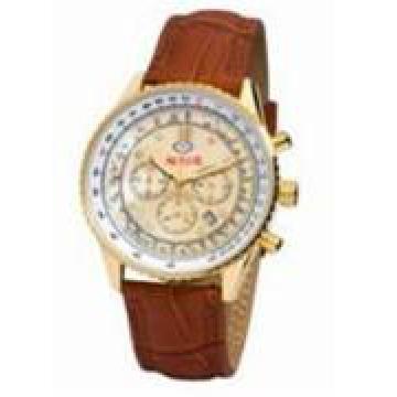 Fashion leather strap watch