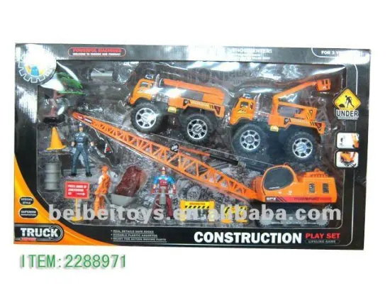 Construction Truck and Figures Playset, Truck Play Set